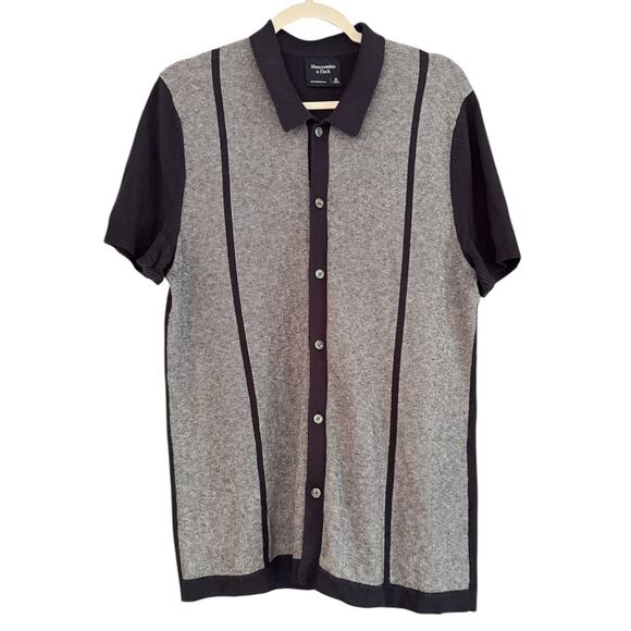 Abercrombie & Fitch PAIR of Men's SS Button Up Casual Tops Medium - Picture 5 of 10